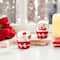 Glitzhome® 3.25" Valentine's Cupcake Waterglobes Set